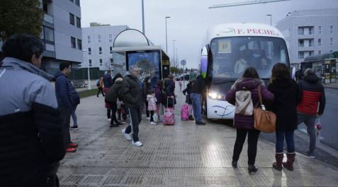 Preocupa en el transporte escolar una hipotética suspensión de las clases Preocupa en el transporte escolar una hipotética suspensión de las clases