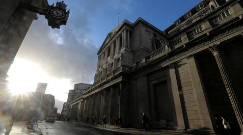 El Banco de Inglaterra, en una imagen del pasado febrero. El Banco de Inglaterra, en una imagen del pasado febrero.