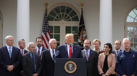 Trump declara una emergencia nacional en EEUU debido al coronavirus Trump declara una emergencia nacional en EEUU debido al coronavirus