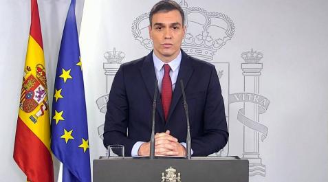 Pedro Sánchez decreta el estado de alarma en toda España Pedro Sánchez decreta el estado de alarma en toda España