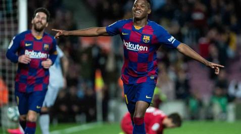 La conexión entre Messi y Ansu Fati, letal en un Barça a ráfagas La conexión entre Messi y Ansu Fati, letal en un Barça a ráfagas