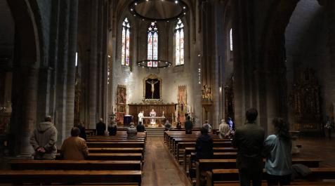 La última misa presencial La última misa presencial