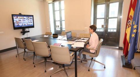 La presidenta Chivite ha participado en la videoconferencia de presidentes con Sánchez La presidenta Chivite ha participado en la videoconferencia de presidentes con Sánchez