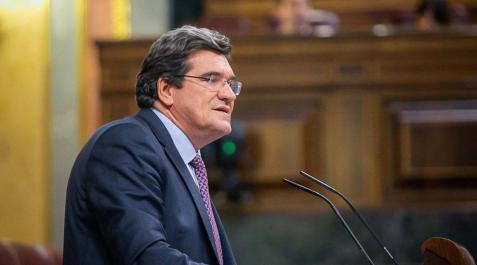 El ministro de Seguridad Social, Inclusión y Migraciones, José Luis Escrivá, en el Congreso de los Diputados. El ministro de Seguridad Social, Inclusión y Migraciones, José Luis Escrivá, en el Congreso de los Diputados.