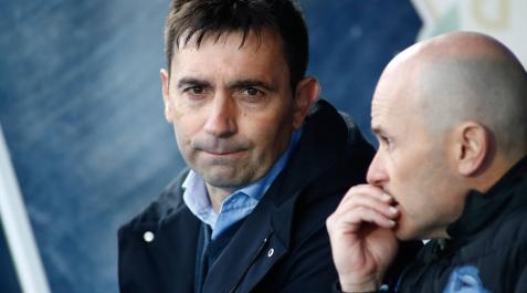 Asier Garitano, entrenador del Alavés. Asier Garitano, entrenador del Alavés.