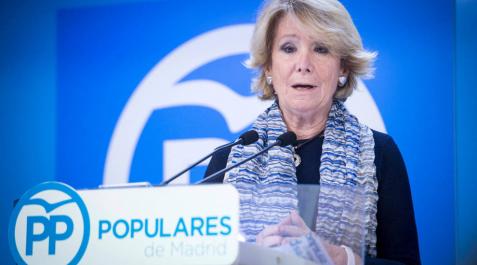 Esperanza Aguirre acorrala a Mariano Rajoy al dimitir por la corrupción Esperanza Aguirre acorrala a Mariano Rajoy al dimitir por la corrupción
