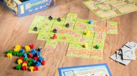 El tablero de Carcassone. El tablero de Carcassone.