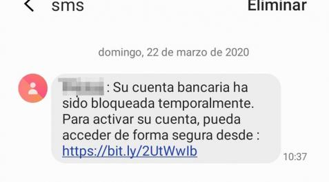 La Guardia Civil alerta de una nueva remesa de sms suplantando a bancos La Guardia Civil alerta de una nueva remesa de sms suplantando a bancos