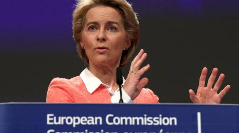 La presidenta de la Comisión Europea, Ursula von der Leyen. La presidenta de la Comisión Europea, Ursula von der Leyen.