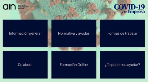 AIN lanza una web sobre el coronavirus para empresas y profesionales AIN lanza una web sobre el coronavirus para empresas y profesionales