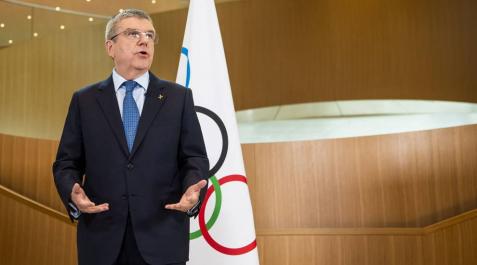 Thomas Bach, presidente del Comité Olímpico Internacional. Thomas Bach, presidente del Comité Olímpico Internacional.
