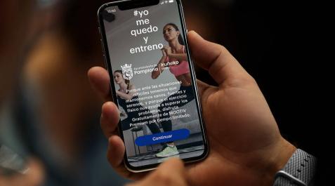 Más de 5.000 pamploneses se han descargado la app Mootiv Más de 5.000 pamploneses se han descargado la app Mootiv