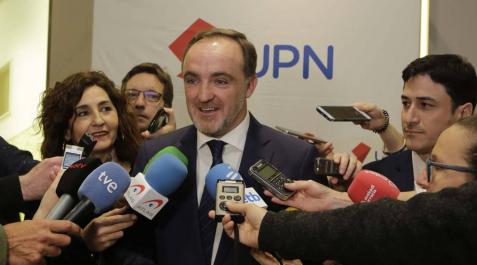 Esparza, tras acordar la alianza con Ciudadanos. Esparza, tras acordar la alianza con Ciudadanos.