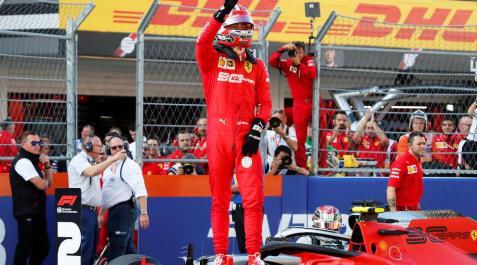 Leclerc también logra la 'pole' en Sochi Leclerc también logra la 'pole' en Sochi