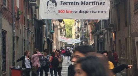 Carteles de apoyo a los presos de ETA para San Fermín de Aldapa Carteles de apoyo a los presos de ETA para San Fermín de Aldapa
