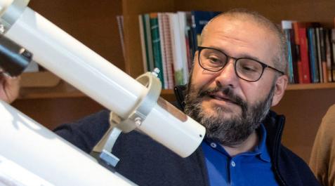 Javier Armentia, coordinador del Planetario de Pamplona. Javier Armentia, coordinador del Planetario de Pamplona.