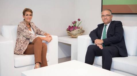 Chivite y Maya se unen para pedir responsabilidad en Sanfermines Chivite y Maya se unen para pedir responsabilidad en Sanfermines