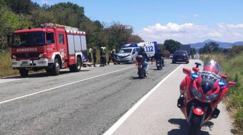 Dos heridos en una colisión en Berrioplano Dos heridos en una colisión en Berrioplano