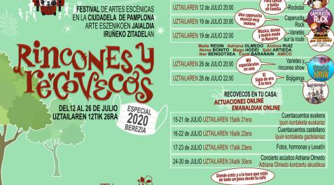 Cartel del programa del festival Rincones y Recovecos Cartel del programa del festival Rincones y Recovecos