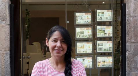 Marian Catalán, de inmobiliaria Estafeta. Marian Catalán, de inmobiliaria Estafeta.