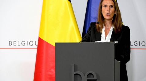 La primera ministra belga Sophie Wilmes. La primera ministra belga Sophie Wilmes.