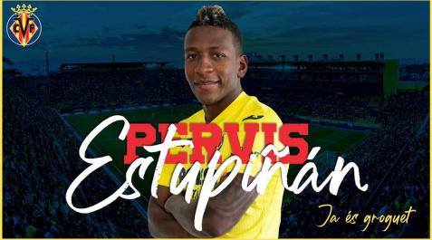 El Villarreal confirma el fichaje de Estupiñán y Osasuna cobrará 400.000 euros El Villarreal confirma el fichaje de Estupiñán y Osasuna cobrará 400.000 euros