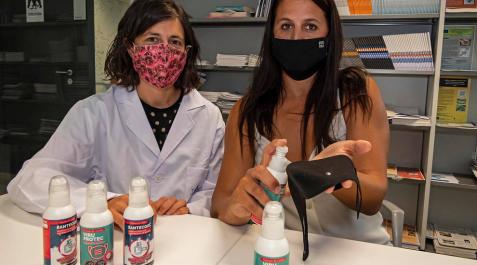 Un antiviral para mascarillas y tejidos, al mercado desde Los Arcos Un antiviral para mascarillas y tejidos, al mercado desde Los Arcos