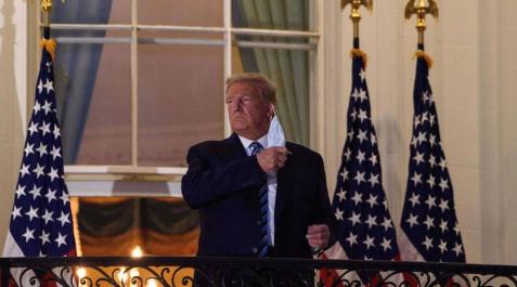 Trump dice que enfermar de coronavirus fue Trump dice que enfermar de coronavirus fue