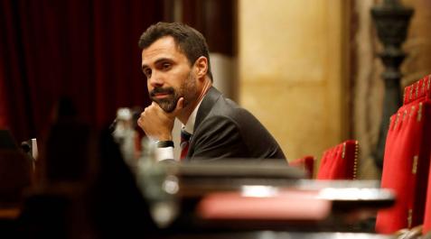 El presidente de la Cámara catalana, Roger Torrent. El presidente de la Cámara catalana, Roger Torrent.