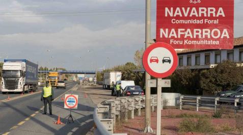 Control con Aragon: De Navarra a Aragón, pero con justificante Control con Aragon: De Navarra a Aragón, pero con justificante