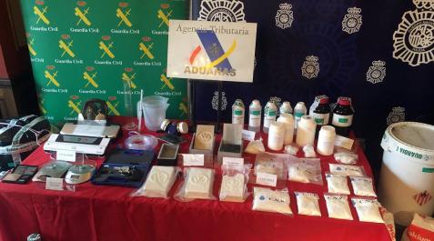 Siete detenidos y un laboratorio de cocaína desmantelado en Navarra Siete detenidos y un laboratorio de cocaína desmantelado en Navarra
