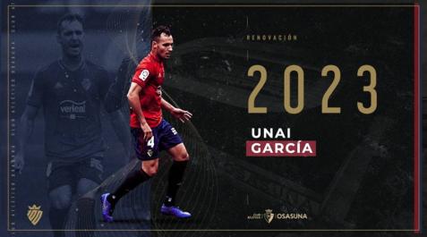 Unai García renueva hasta 2023 Unai García renueva hasta 2023