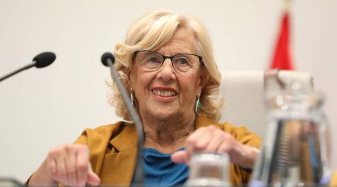 La alcaldesa, Manuela Carmena, presidiendo el último pleno del Ayuntamiento de Madrid La alcaldesa, Manuela Carmena, presidiendo el último pleno del Ayuntamiento de Madrid