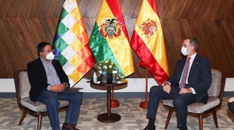El rey Felipe y Pablo Iglesias se reúnen con Arce El rey Felipe y Pablo Iglesias se reúnen con Arce