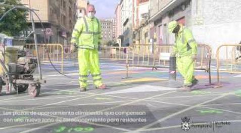 Reurbanización en las calles Manuel de Falla y Río Urrobi Reurbanización en las calles Manuel de Falla y Río Urrobi