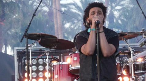 Imagen del cantante The Weeknd durante su concierto en Coachella 2012 Imagen del cantante The Weeknd durante su concierto en Coachella 2012