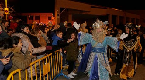 Esta imagen de Melchor, en la cabalgata de Barañáin, no se podrá repetir este año por culpa de la pandemia. Esta imagen de Melchor, en la cabalgata de Barañáin, no se podrá repetir este año por culpa de la pandemia.