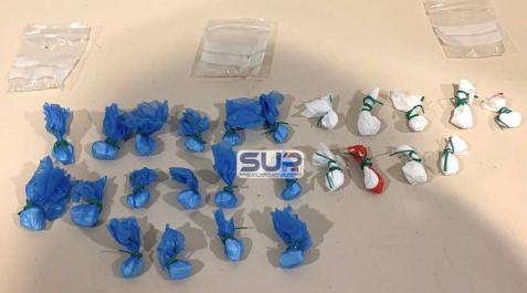 Droga interceptada por la Policía Nacional. Droga interceptada por la Policía Nacional.