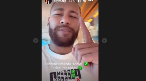 Neymar mostró en los stories de su cuenta de Instagram cómo iba a ser su cena de fin de año Neymar mostró en los stories de su cuenta de Instagram cómo iba a ser su cena de fin de año