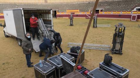 Todo preparado para la llegada de los Reyes Magos a Tudela Todo preparado para la llegada de los Reyes Magos a Tudela