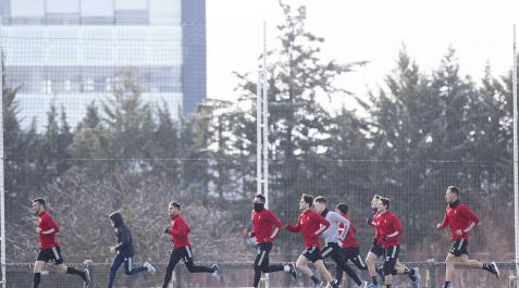 El choque contra el Madrid, pendiente del tiempo El choque contra el Madrid, pendiente del tiempo