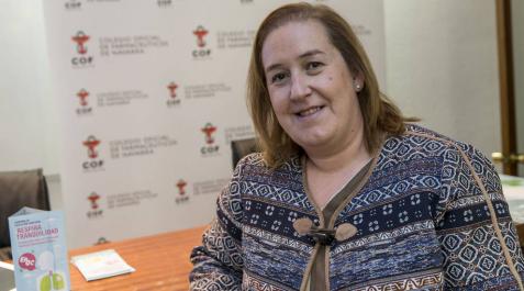 Marta Galipienzo, presidenta del Colegio de Farmacéuticos de Navarra. Marta Galipienzo, presidenta del Colegio de Farmacéuticos de Navarra.