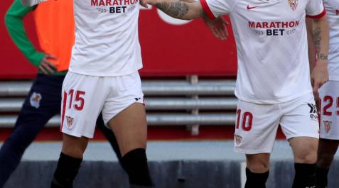 El triplete de En-Nesyri impulsa al Sevilla en su objetivo 'Champions' El triplete de En-Nesyri impulsa al Sevilla en su objetivo 'Champions'