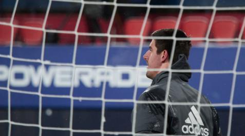 Thibaut Courtois, guardamenta belga del Real Madrid, en Pamplona Thibaut Courtois, guardamenta belga del Real Madrid, en Pamplona