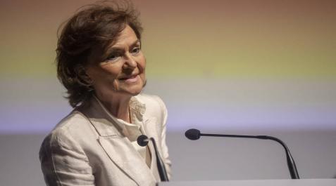Carmen Calvo, en los 'Encuentros SER Andalucía'. Carmen Calvo, en los 'Encuentros SER Andalucía'.