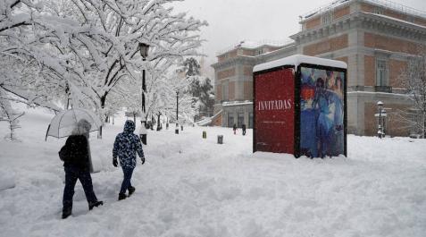 Prado, Reina Sofía y Thyssen mantendrán sus puertas cerradas con el temporal Prado, Reina Sofía y Thyssen mantendrán sus puertas cerradas con el temporal