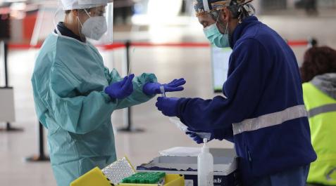 Toma de muestras para PCR en Refena. Toma de muestras para PCR en Refena.
