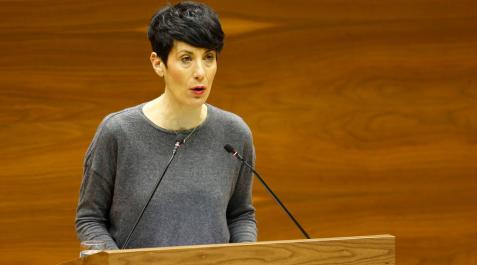La consejera de Economía y Hacienda del Gobierno de Navarra, Elma Saiz, en un pleno anterior La consejera de Economía y Hacienda del Gobierno de Navarra, Elma Saiz, en un pleno anterior