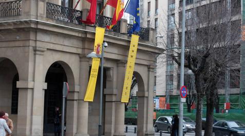 La Delegación del Gobierno dice que la derogación de la ley de símbolos La Delegación del Gobierno dice que la derogación de la ley de símbolos