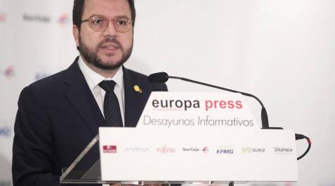 Aragonès ofrece a Sánchez abrir una mesa de diálogo entre partidos Aragonès ofrece a Sánchez abrir una mesa de diálogo entre partidos